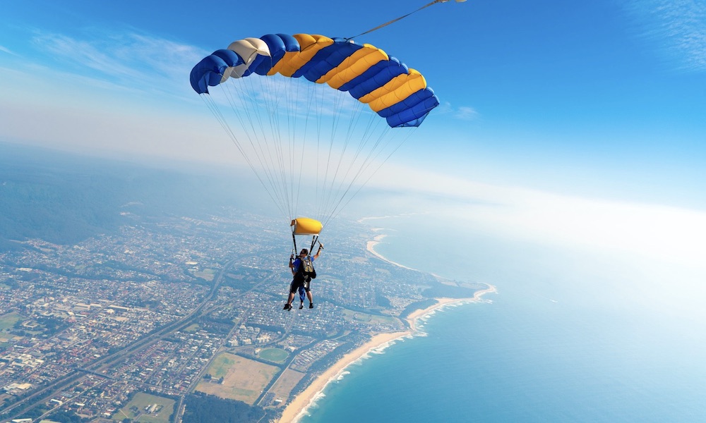 Tandem Skydive up to 15,000ft Sydney Wollongong